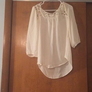 Cream blouse